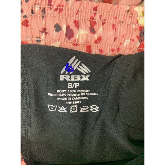 RBX Women's Pink Speckled Running Shorts - Picture 6 of 7